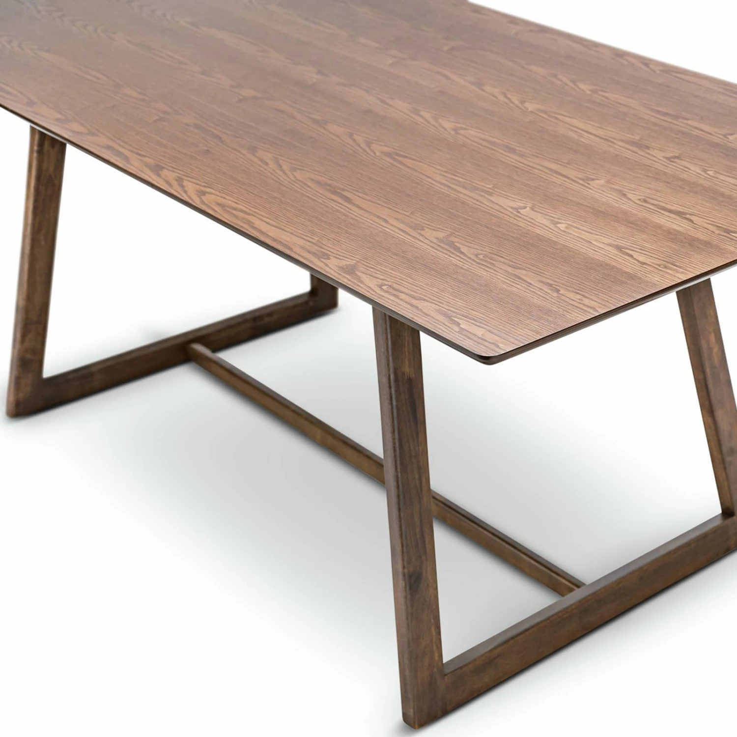 Best Sale π Australia Sale - L3 Home Manhattan 5 Piece Walnut Dining Set With Grey Sadel Fabric Chairs Brown π 6 Best Sale π Australia Sale - L3 Home Manhattan 5 Piece Walnut Dining Set With Grey Sadel Fabric Chairs Brown π - Image 4