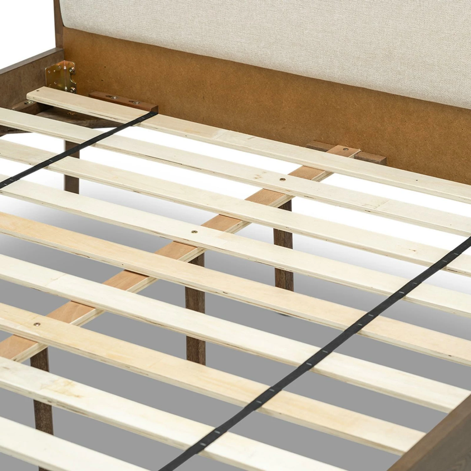 Best deal β Australia Only - L3 Home Stella Light Beige Upholstered Walnut Queen Bed Frame Brown π₯ 10 Best deal β Australia Only - L3 Home Stella Light Beige Upholstered Walnut Queen Bed Frame Brown π₯ - Image 8