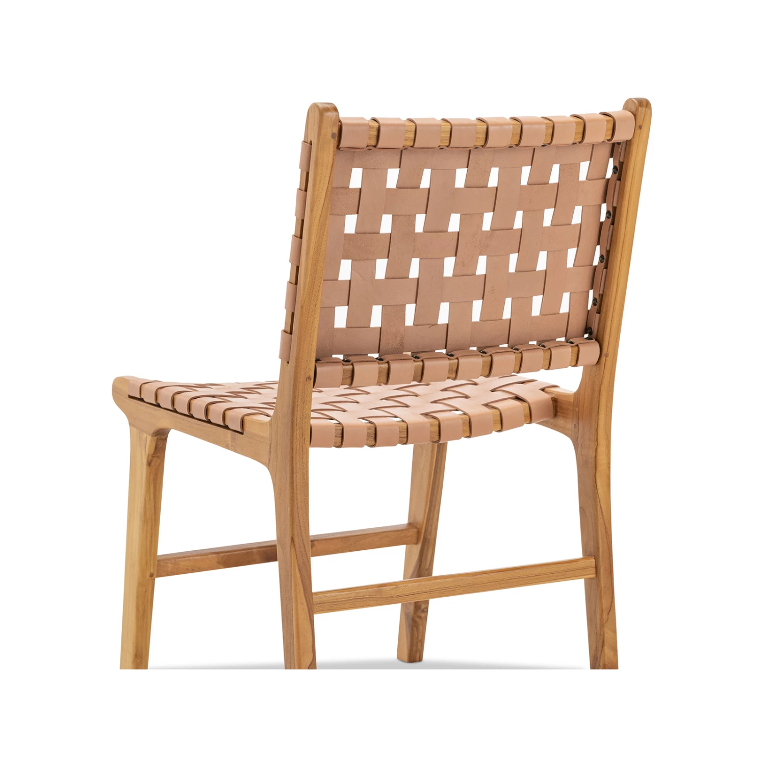 Brand new π L3 Home Casey Set Of 2 Nude Tan Woven Leather Natural Teak Wood Dining Chairs - To Australia π 11 Brand new π L3 Home Casey Set Of 2 Nude Tan Woven Leather Natural Teak Wood Dining Chairs - To Australia π - Image 9