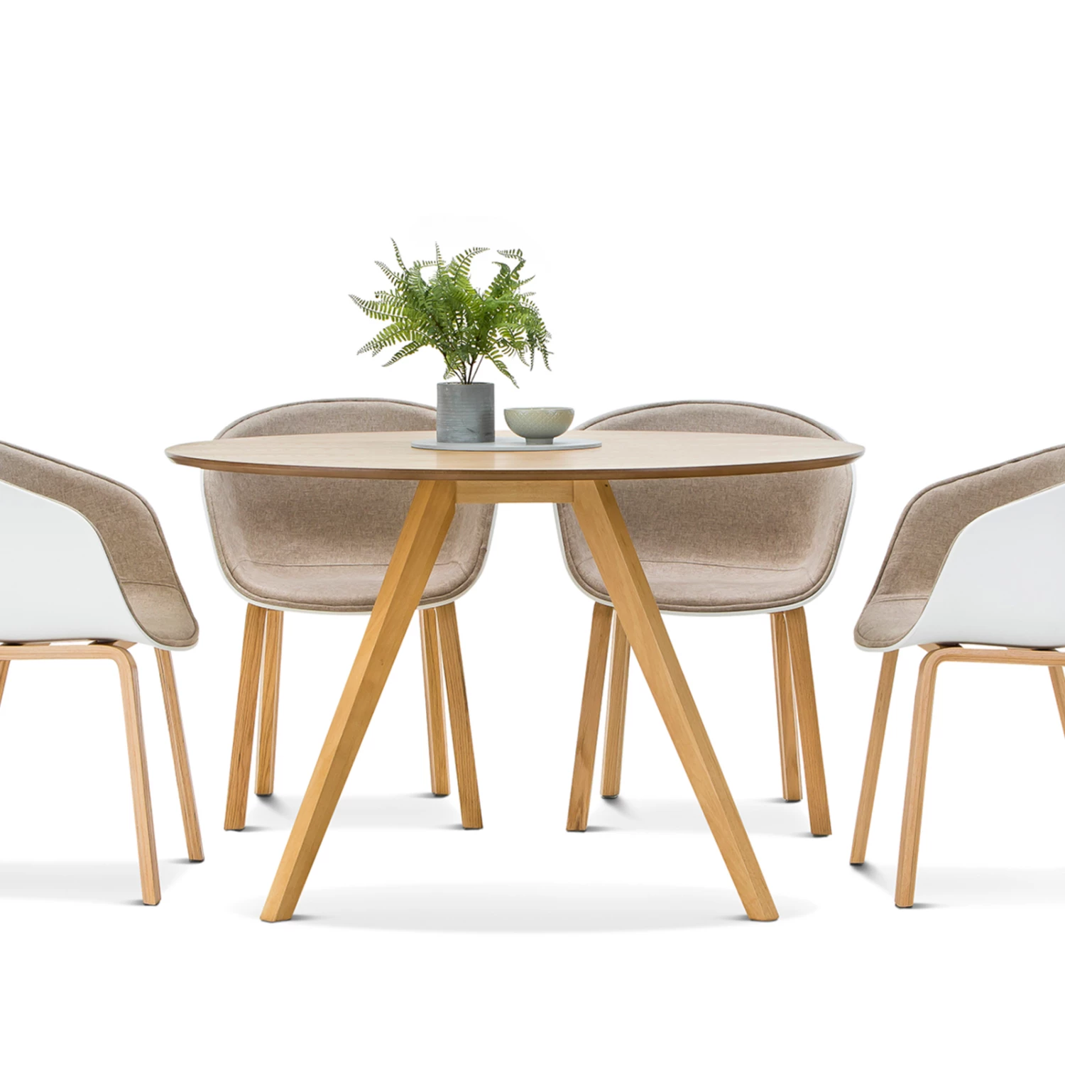New π Australia Sale - L3 Home Milari 5 Piece Round Natural Oak Dining Set With Replica White Greige Hay Scoop Chairs βοΈ 3 New π Australia Sale - L3 Home Milari 5 Piece Round Natural Oak Dining Set With Replica White Greige Hay Scoop Chairs βοΈ