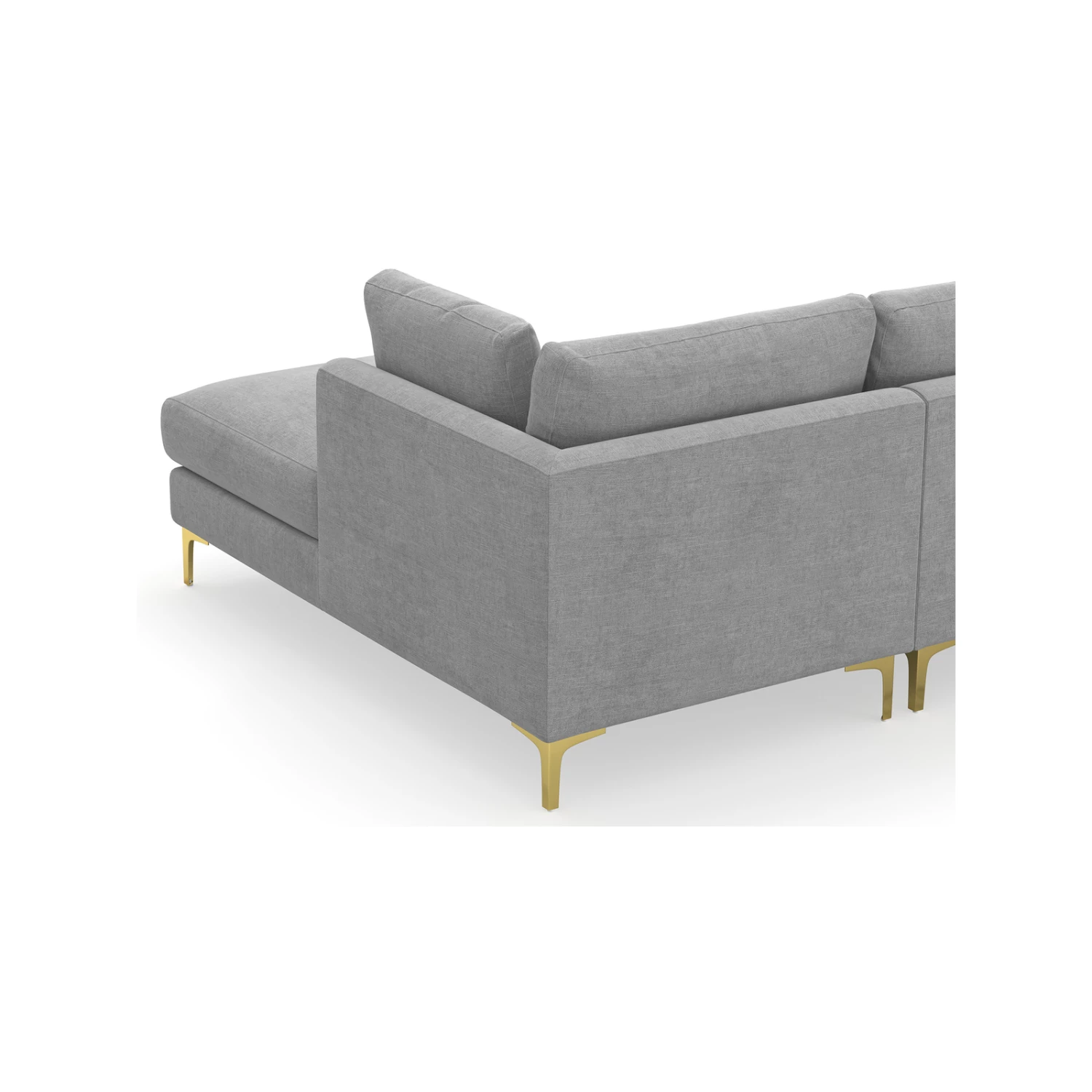 New π₯ L3 Home Alex 3.5 Seater Dove Grey Fabric Sectional Sofa With Right Chaise Lounge Light Grey - To Australia π 10 New π₯ L3 Home Alex 3.5 Seater Dove Grey Fabric Sectional Sofa With Right Chaise Lounge Light Grey - To Australia π - Image 8
