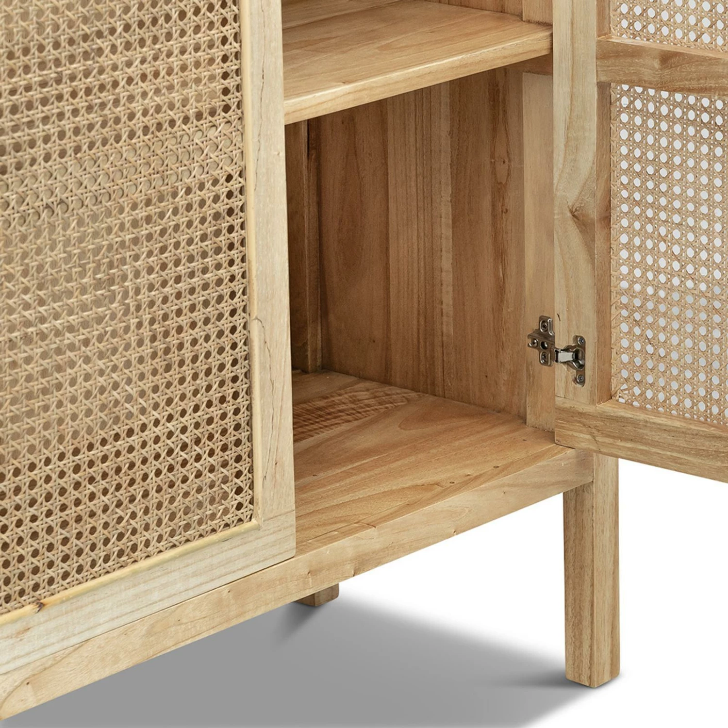 Brand new π Australia Sale - L3 Home Atlanta 2 Door Natural Woven Rattan & Mindi Wood Display Cabinet π― 8 Brand new π Australia Sale - L3 Home Atlanta 2 Door Natural Woven Rattan & Mindi Wood Display Cabinet π― - Image 6