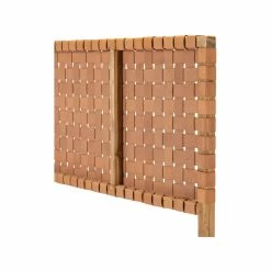 Hot Sale 🎁 Australia Only - L3 Home Lazie King Size Teak & Natural Tan Leather Bedhead 🔥 -L3 Home Sales 1694a08dbe5d47d48535288a03ccc579