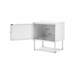 Promo π Australia Only - L3 Home Mesh 1 Door White Steel Side Table Storage Cabinet π 19 Promo π Australia Only - L3 Home Mesh 1 Door White Steel Side Table Storage Cabinet π -L3 Home Sales 187670be41d54ecaa1f47699c323ca87