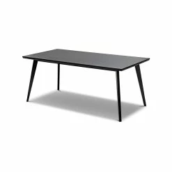 Buy 🔥 Australia Only - L3 Home Bruno 180cm Rectangular Black Oak Dining Table ⌛ -L3 Home Sales 18c4c9893af04aab95e7b671e68ed514