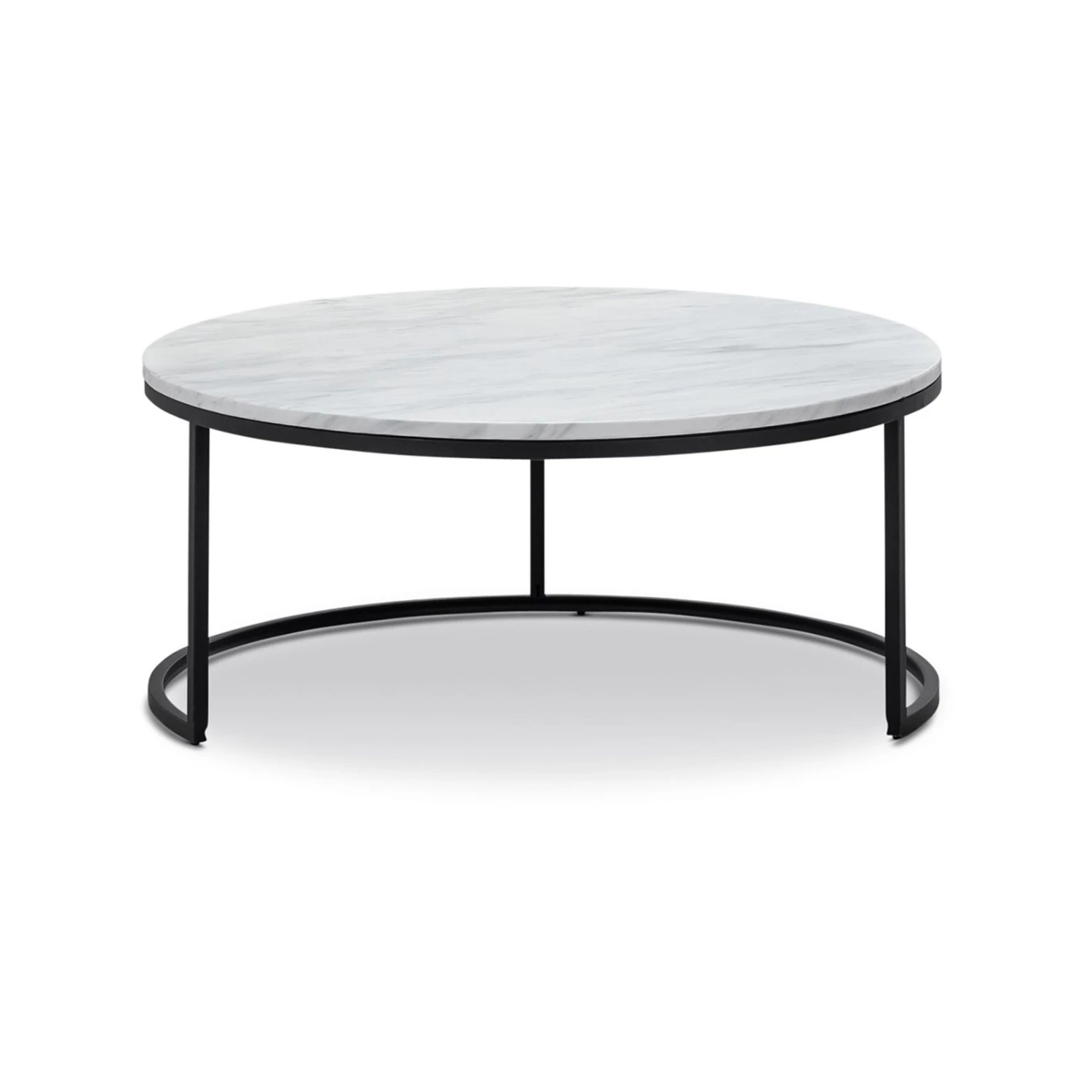Wholesale 𧨠Australia Sale - L3 Home Khloe White Marble & Black Round Nest Of Coffee Tables π 6 Wholesale 𧨠Australia Sale - L3 Home Khloe White Marble & Black Round Nest Of Coffee Tables π - Image 4