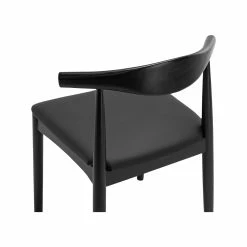 Hot Sale 👏 Australia Only - L3 Home Elba Set Of 2 Black Solid Ashwood Oak Dining Chair 💯 -L3 Home Sales 231dec738a6c41f598cef2d77d360ac2