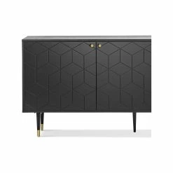 Hot Sale 🎉 L3 Home Hexii 180cm Matte Black Oak Sideboard Buffet - To Australia 👏 -L3 Home Sales 235a379958f449e5b6ba5b52f0d3d7b7