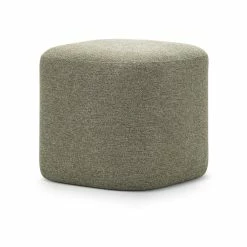 Brand new 🔔 L3 Home Podd 40cm Light Moss Green Square Rounded Ottoman Pouf Stool - To Australia 💯