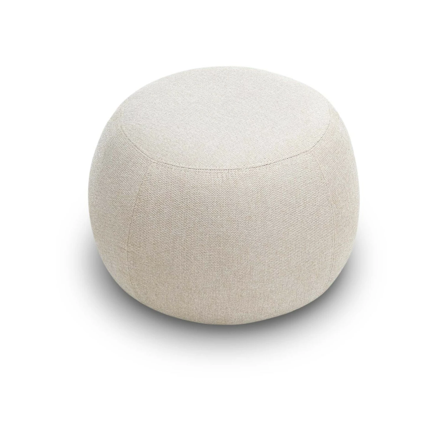 New π Australia Sale - L3 Home Venus Light Beige Round Ottoman Pouf π 4 New π Australia Sale - L3 Home Venus Light Beige Round Ottoman Pouf π - Image 2