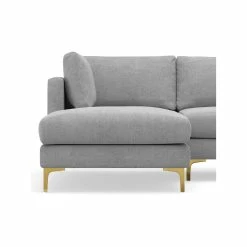 Flash Sale 👏 L3 Home Alex 3.5 Seater Dove Grey Fabric Sectional Sofa With Left Chaise Lounge Light Grey - To Australia 🔔 -L3 Home Sales 25825d871dbf4cee92a172e505ebcad6