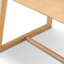 Best Sale 🧨 Australia Only - L3 Home Manhattan 5 Piece Natural Oak Dining Set With Replica White Eames Chairs 🎁 -L3 Home Sales 2685a84a24e148f29cee4b74edf4c783