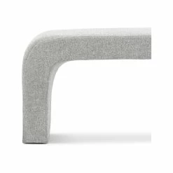 Brand new ✨ L3 Home Harper 160cm Hail Grey Designer Arch Curved Bench Seat Light Grey - To Australia 🧨 -L3 Home Sales 2a42d1da4d57497c90a331156b4ff64f