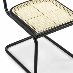 Best Sale ✨ Australia Only - L3 Home Blaire Set Of 2 Natural & Black Rattan Cantilever Dining Chair 🔥 -L3 Home Sales 2b8bea1753154696bb4fe65542dec281