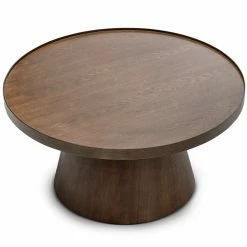 Buy ❤️ L3 Home Adan Walnut Round Coffee Table - To Australia 😉 -L3 Home Sales 2d66607c4ba247b98a1f4911de55a393