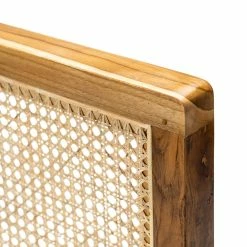 Best deal ❤️ L3 Home Lazie Natural & Teak Woven Rattan Cane Queen Bedhead - To Australia 🥰 -L3 Home Sales 2e0d433a382042d6890f9d51fcafbc9f