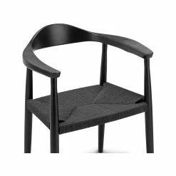 Hot Sale ✨ Australia Only - L3 Home Koen Set Of 2 Black Solid Ashwood Oak Dining Chair ❤️ -L3 Home Sales 305f1cb7be1d4cae966e6c5c8174b0f1