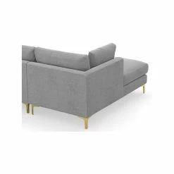 Flash Sale 👏 L3 Home Alex 3.5 Seater Dove Grey Fabric Sectional Sofa With Left Chaise Lounge Light Grey - To Australia 🔔 -L3 Home Sales 31acd1000c9843f9bf6692e14193ed1a
