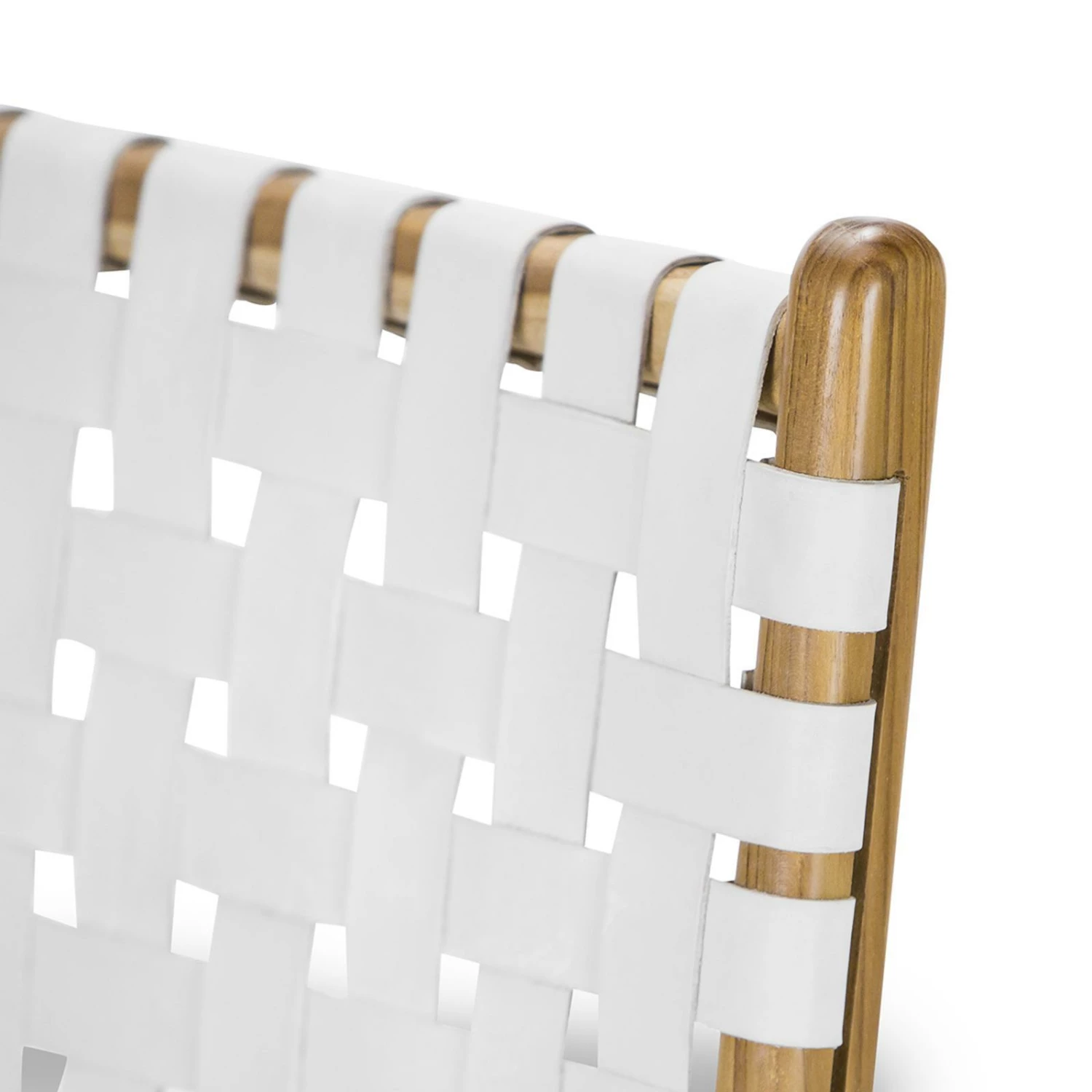 New π€© Australia Sale - L3 Home Lazie Set Of 2 White Leather Strapping Teak Wood Dining Chair 𧨠8 New π€© Australia Sale - L3 Home Lazie Set Of 2 White Leather Strapping Teak Wood Dining Chair 𧨠- Image 6