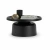 Deals 🤩 L3 Home Palemo Round Matte Black Steel Pedestal Tray Coffee Table - To Australia 😀 -L3 Home Sales 3d699bd4f1f743a298ca447e0aae6b2d