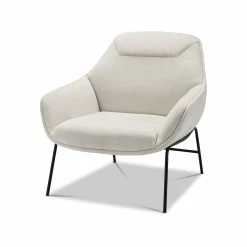Discount 😉 L3 Home Mii Pearl White Designer Occasional Lounge Fabric Armchair - To Australia 😀 -L3 Home Sales 3e04760a542e4610a5b941018164309a