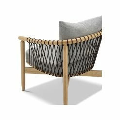 Flash Sale 🥰 L3 Home Tait Solid Ashwood Oak Woven Rope Lounge Armchair Grey - To Australia 🔥 -L3 Home Sales 40fe7ff275774030af0c5f5138e0a39a
