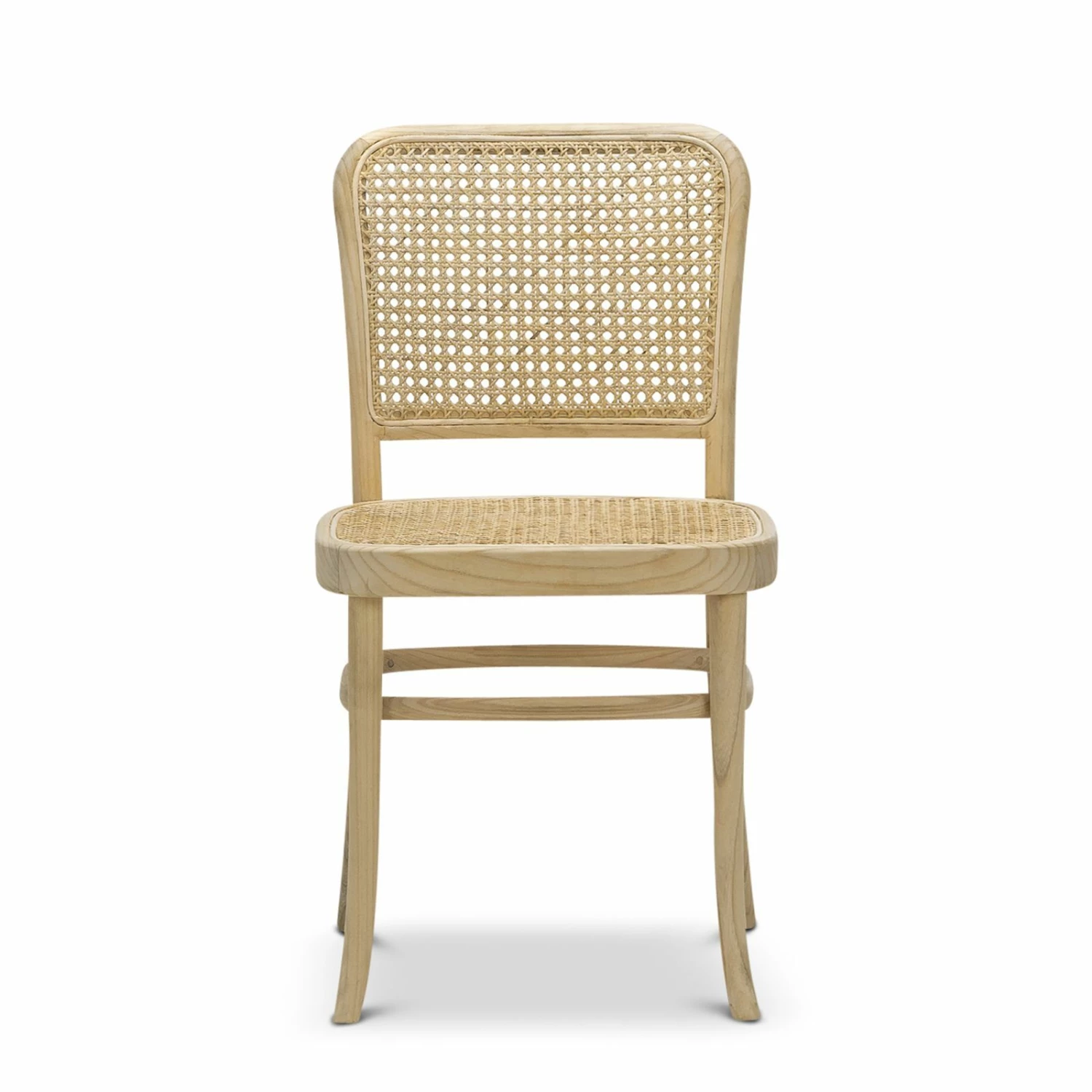 Best Sale π Australia Sale - L3 Home Prague Set Of 2 Natural Solid Teak Bentwood Cane Dining Side Chair π― 4 Best Sale π Australia Sale - L3 Home Prague Set Of 2 Natural Solid Teak Bentwood Cane Dining Side Chair π― - Image 2