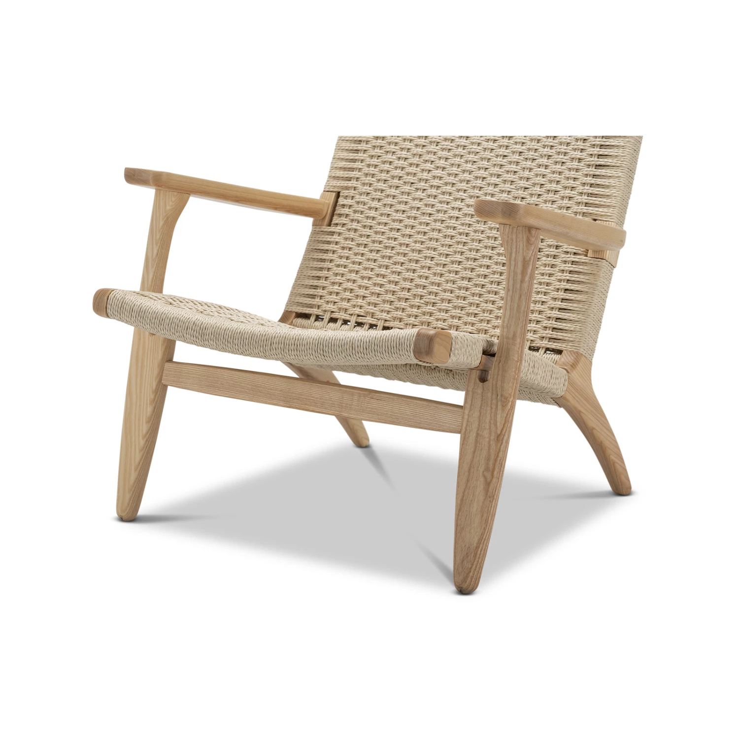 Best deal π Australia Only - L3 Home Miles Natural Solid Ashwood Oak Woven Rope Cord Easy Lounge Chair π 9 Best deal π Australia Only - L3 Home Miles Natural Solid Ashwood Oak Woven Rope Cord Easy Lounge Chair π - Image 7