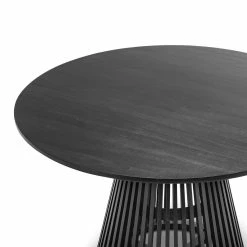 Flash Sale π Australia Sale - L3 Home Pedie Round 120cm Black Solid Teak Wood Slat Dining Table π 12 Flash Sale π Australia Sale - L3 Home Pedie Round 120cm Black Solid Teak Wood Slat Dining Table π -L3 Home Sales 4d86145551c44410b82ebad17a7a0194