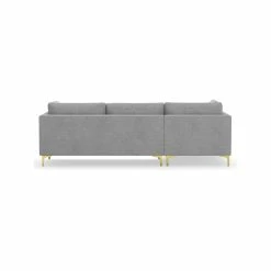 Flash Sale 👏 L3 Home Alex 3.5 Seater Dove Grey Fabric Sectional Sofa With Left Chaise Lounge Light Grey - To Australia 🔔 -L3 Home Sales 4ee211e691d3491787019b52c1207b48