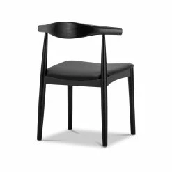 Hot Sale 👏 Australia Only - L3 Home Elba Set Of 2 Black Solid Ashwood Oak Dining Chair 💯 -L3 Home Sales 4ef4099314e04c83acf8bc3a8c2551e8