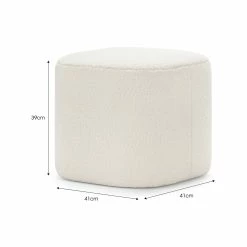 Best Pirce ✨ Australia Sale - L3 Home Podd 40cm Boucle Cream Square Rounded Ottoman Pouf Stool ⭐ 15 Best Pirce ✨ Australia Sale - L3 Home Podd 40cm Boucle Cream Square Rounded Ottoman Pouf Stool ⭐ -L3 Home Sales 5770823c22ed40b9a5510cd8b7a1cd43