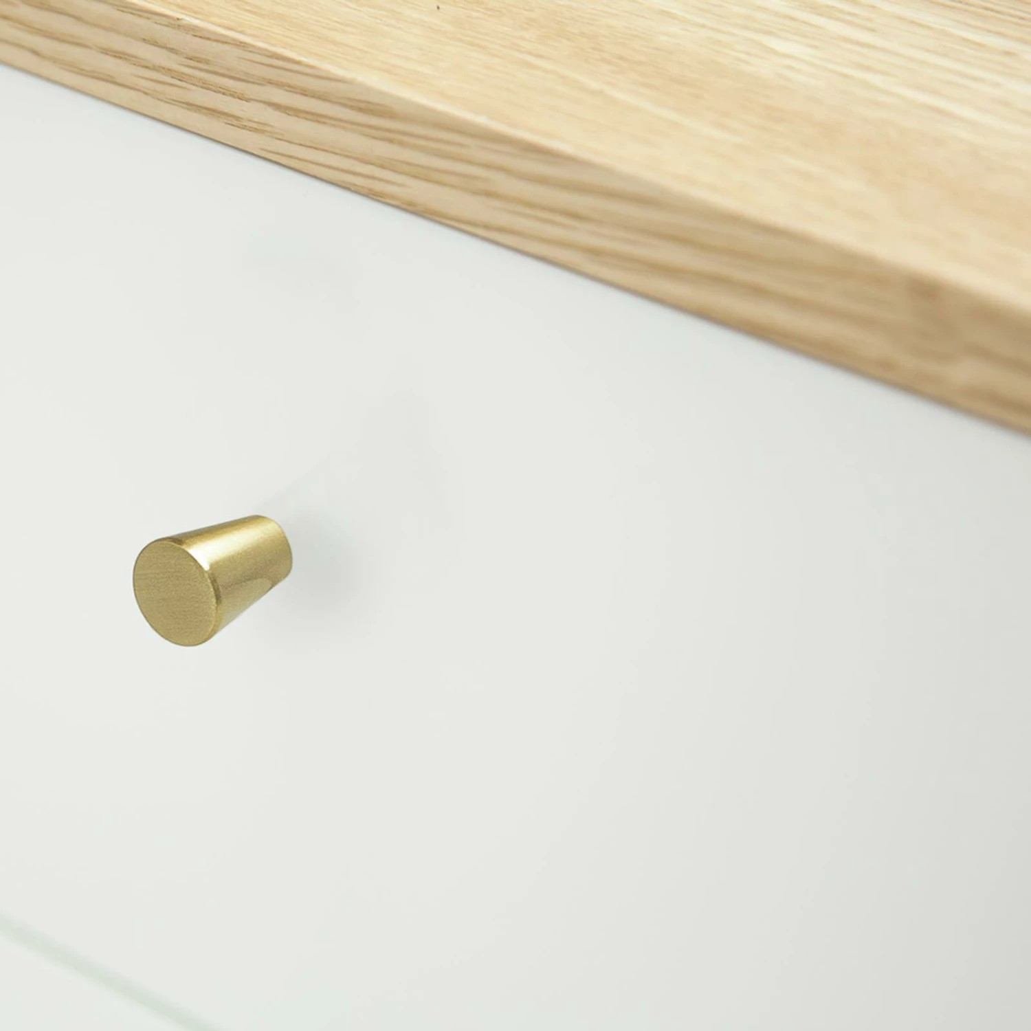 Discount π L3 Home Liena White 3 Drawer Oak Tallboy Chest - To Australia π 6 Discount π L3 Home Liena White 3 Drawer Oak Tallboy Chest - To Australia π - Image 4