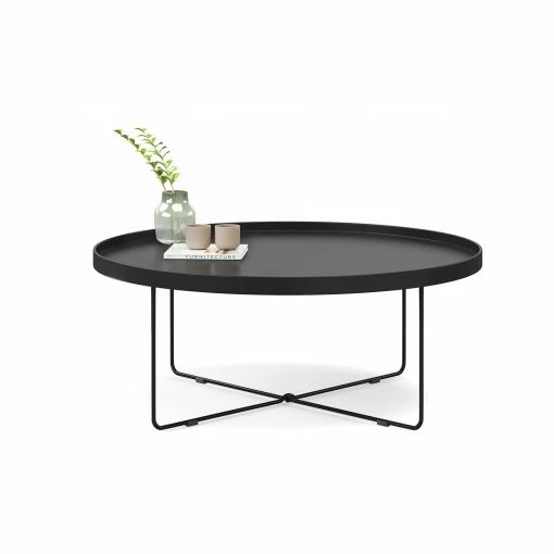Best deal 🔔 Australia Only - L3 Home Black Contemporary 90cm Tray Coffee Table With Steel Legs 😉 -L3 Home Sales 5fdb9d8500b24faaa3f347100d39997e