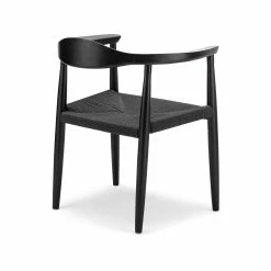 Hot Sale ✨ Australia Only - L3 Home Koen Set Of 2 Black Solid Ashwood Oak Dining Chair ❤️ -L3 Home Sales 638d9ed8cc1e4298bd331da63f11ca30