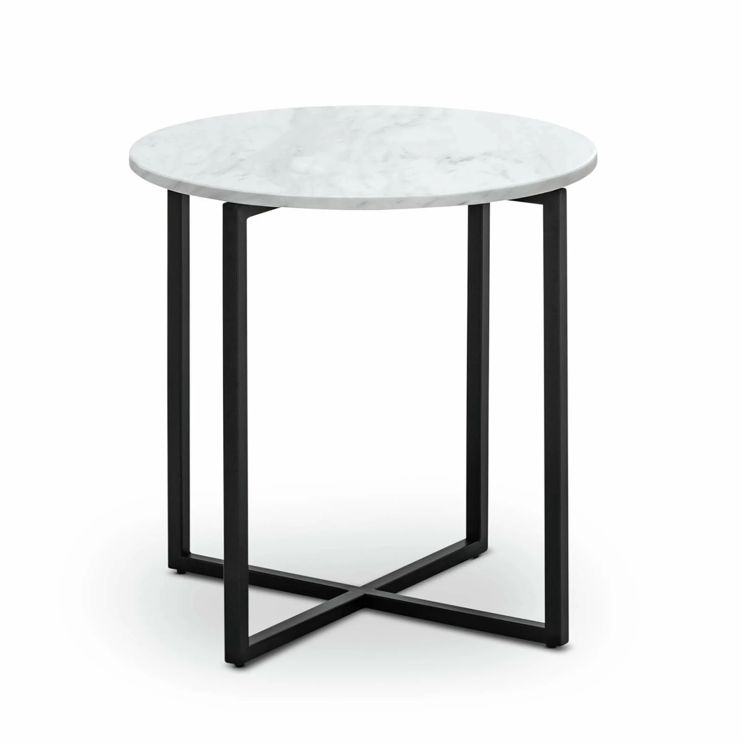 New π Australia Sale - L3 Home Ellie White Marble & Black Round Side Table β¨ 6 New π Australia Sale - L3 Home Ellie White Marble & Black Round Side Table β¨ - Image 4