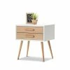 Best reviews of ❤️ Australia Sale - L3 Home Myst White & Oak 2 Drawer Bedside Table 🌟 -L3 Home Sales 64ac6257c47e4e44b6db03cad94d76d2