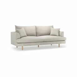 Outlet ❤️ Australia Sale - L3 Home Byron 3 Seater Oatmeal Cream Feather Filled Fabric Sofa 👏 -L3 Home Sales 69f12e201e494f2daabf1f1f2cd550ed