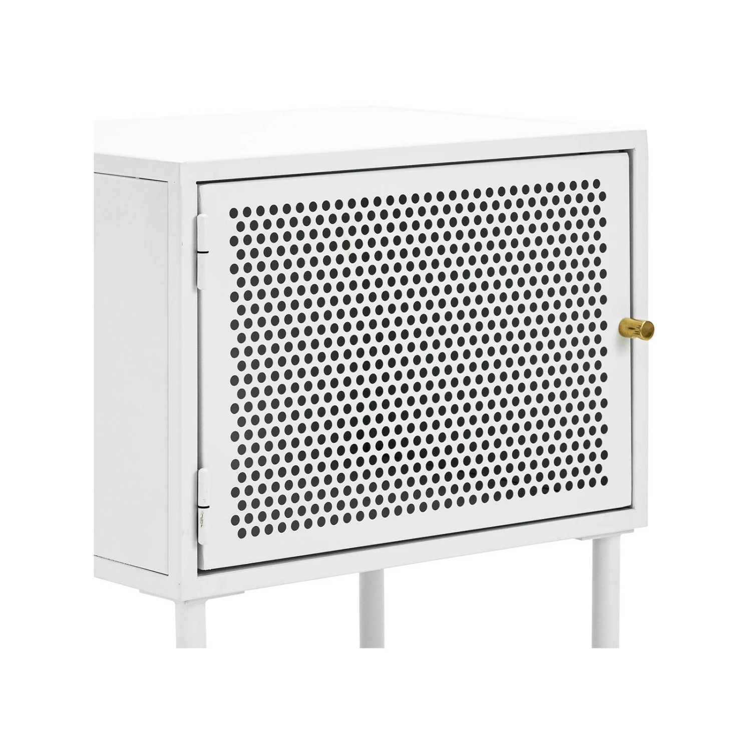 Promo π Australia Only - L3 Home Mesh 1 Door White Steel Side Table Storage Cabinet π 6 Promo π Australia Only - L3 Home Mesh 1 Door White Steel Side Table Storage Cabinet π - Image 4
