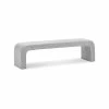 Brand new ✨ L3 Home Harper 160cm Hail Grey Designer Arch Curved Bench Seat Light Grey - To Australia 🧨 -L3 Home Sales 70147b5e333645679ddb9796450c930f