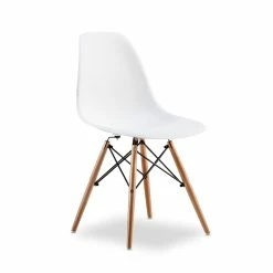 Wholesale 🔔 Australia Sale - L3 Home Line 5 Piece White Round Dining Set With Replica Eames Chairs 😀 -L3 Home Sales 71a21276fbef4d0d815b6348396b409f