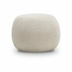 New 🔔 Australia Sale - L3 Home Venus Light Beige Round Ottoman Pouf 😀