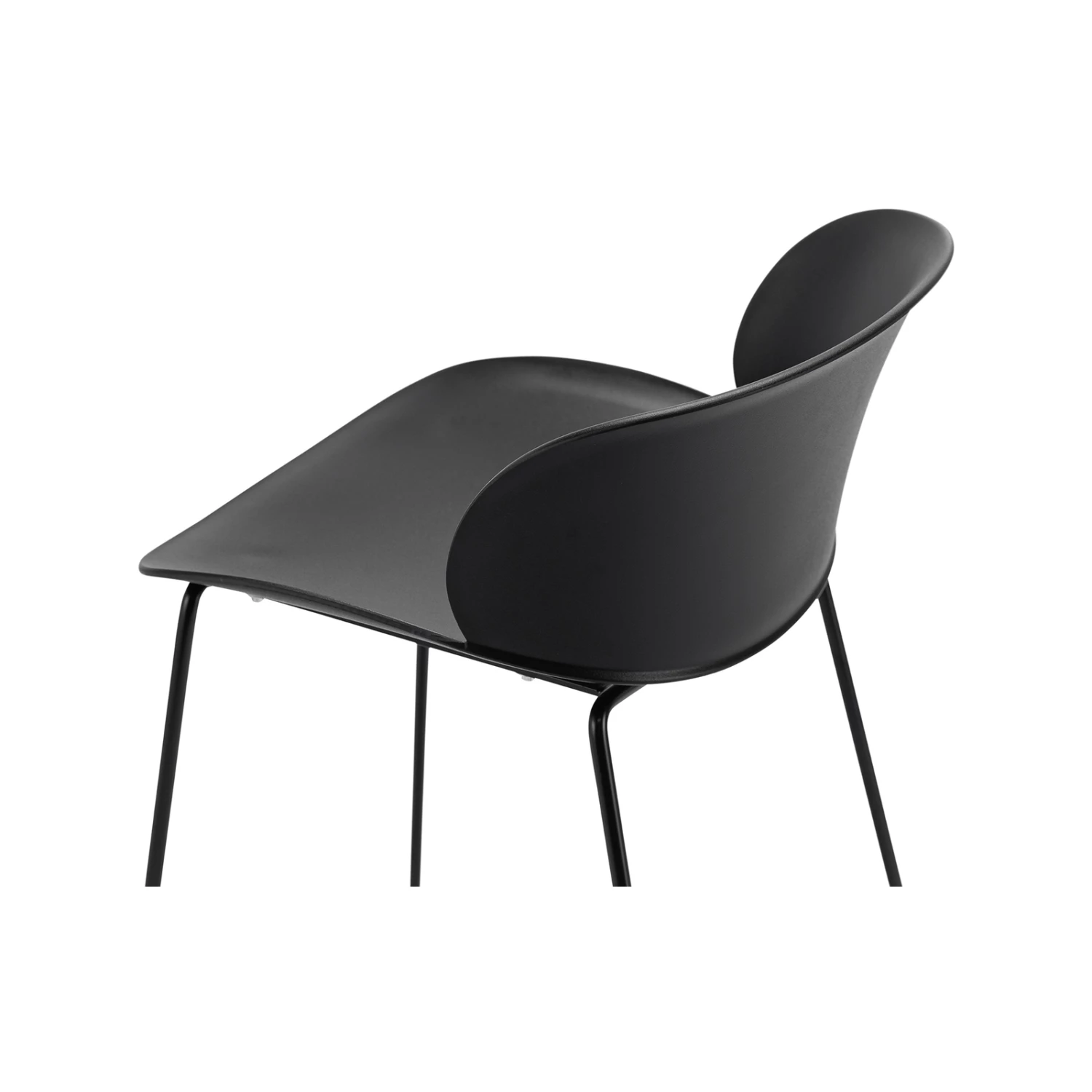 Cheap π₯ L3 Home Koa Set Of 2 Black High Back Sled Barstools With Steel Legs - To Australia β 10 Cheap π₯ L3 Home Koa Set Of 2 Black High Back Sled Barstools With Steel Legs - To Australia β - Image 8