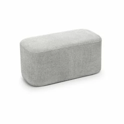 Discount 🛒 L3 Home Podd 80cm Hail Grey Rectangle Rounded Ottoman Bench Stool Light Grey - To Australia 🥰 -L3 Home Sales 73438626bca14493994f6d6205be9015