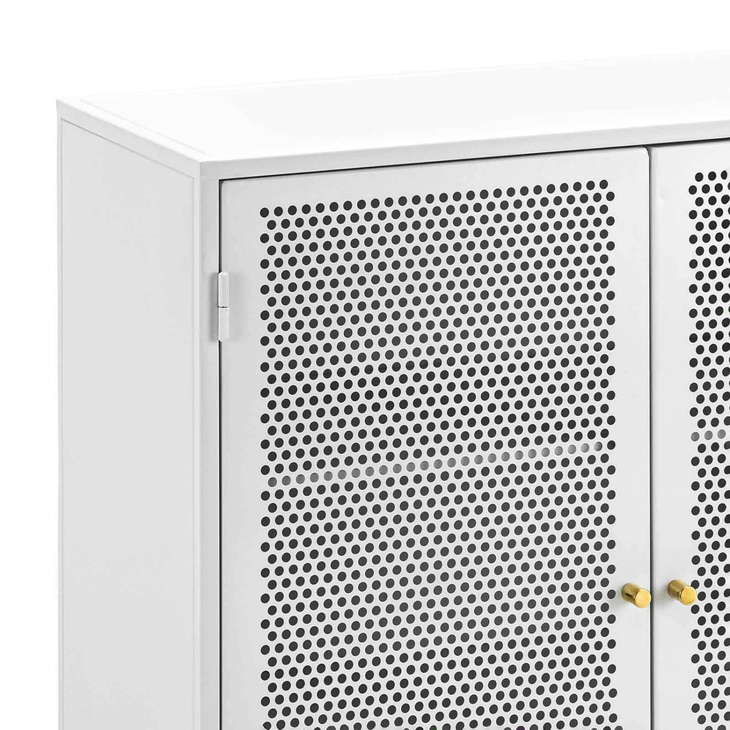 Best deal β¨ Australia Sale - L3 Home Mesh 2 Door White Steel Low Storage Cabinet π― 7 Best deal β¨ Australia Sale - L3 Home Mesh 2 Door White Steel Low Storage Cabinet π― - Image 5