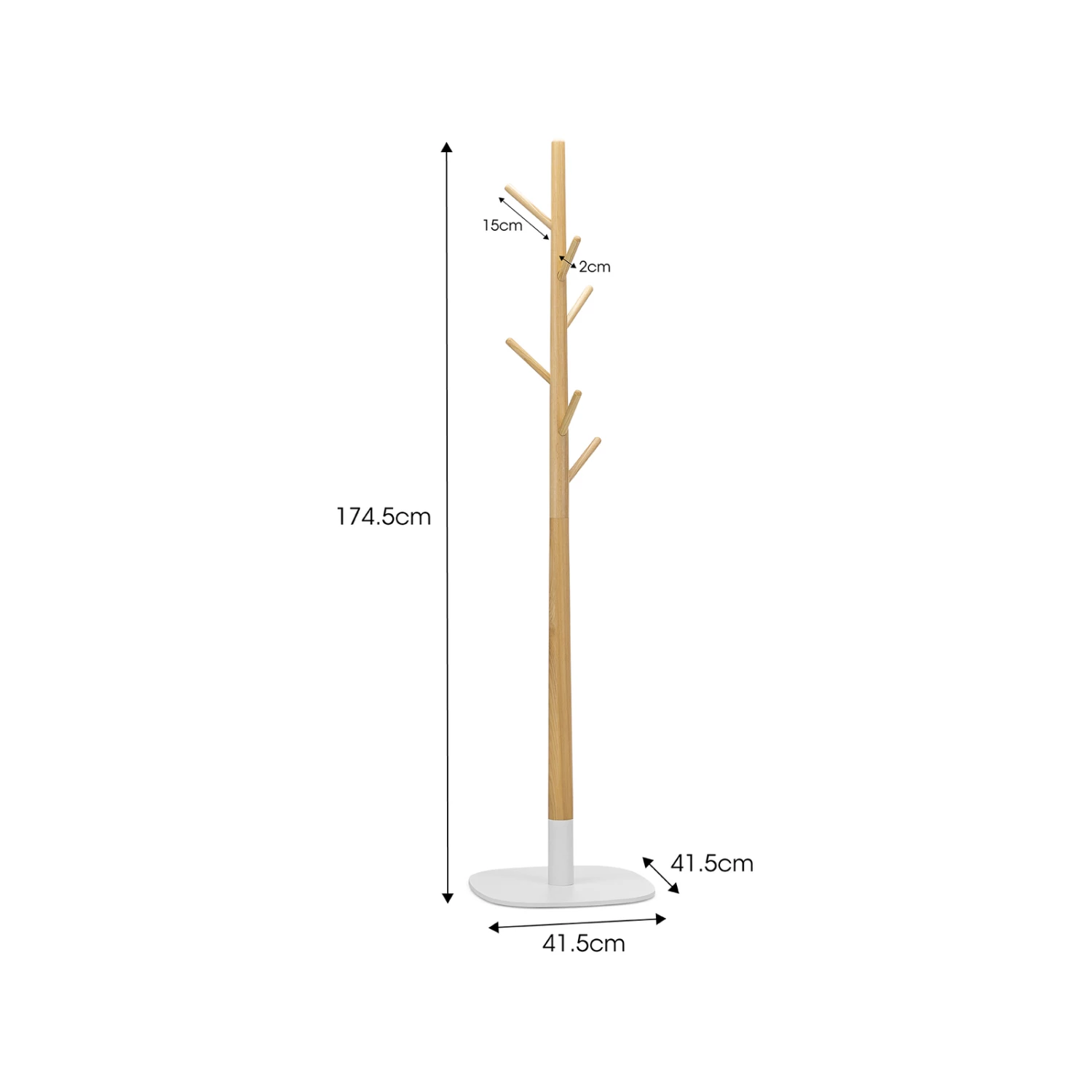 Budget β Australia Only - L3 Home Kinn White Natural Solid Ashwood Oak π§₯ Coat Rack Stand β€οΈ 9 Budget β Australia Only - L3 Home Kinn White Natural Solid Ashwood Oak π§₯ Coat Rack Stand β€οΈ - Image 7
