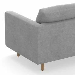 Best Sale 😉 Australia Sale - L3 Home Kirra 3 Seater Dove Grey Mid-Century Tufted Fabric Sofa Light Grey 😀 -L3 Home Sales 77709dbac77d46c2a1c773502db9a595