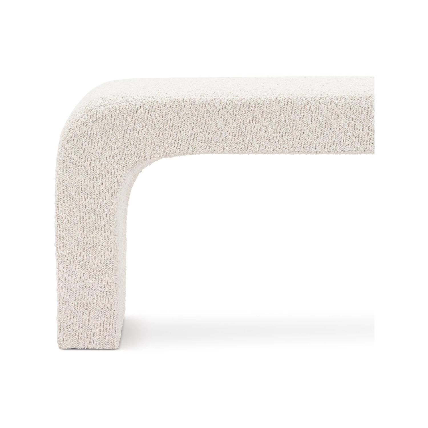 Hot Sale ✔️ Australia Only - L3 Home Harper 160cm Boucle Cream Designer Arch Curved Bench Seat ⌛ 8 Hot Sale ✔️ Australia Only - L3 Home Harper 160cm Boucle Cream Designer Arch Curved Bench Seat ⌛ - Image 6
