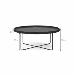 Best deal 🔔 Australia Only - L3 Home Black Contemporary 90cm Tray Coffee Table With Steel Legs 😉 -L3 Home Sales 7d0f358acfd44c63a34255dfd1f81e28