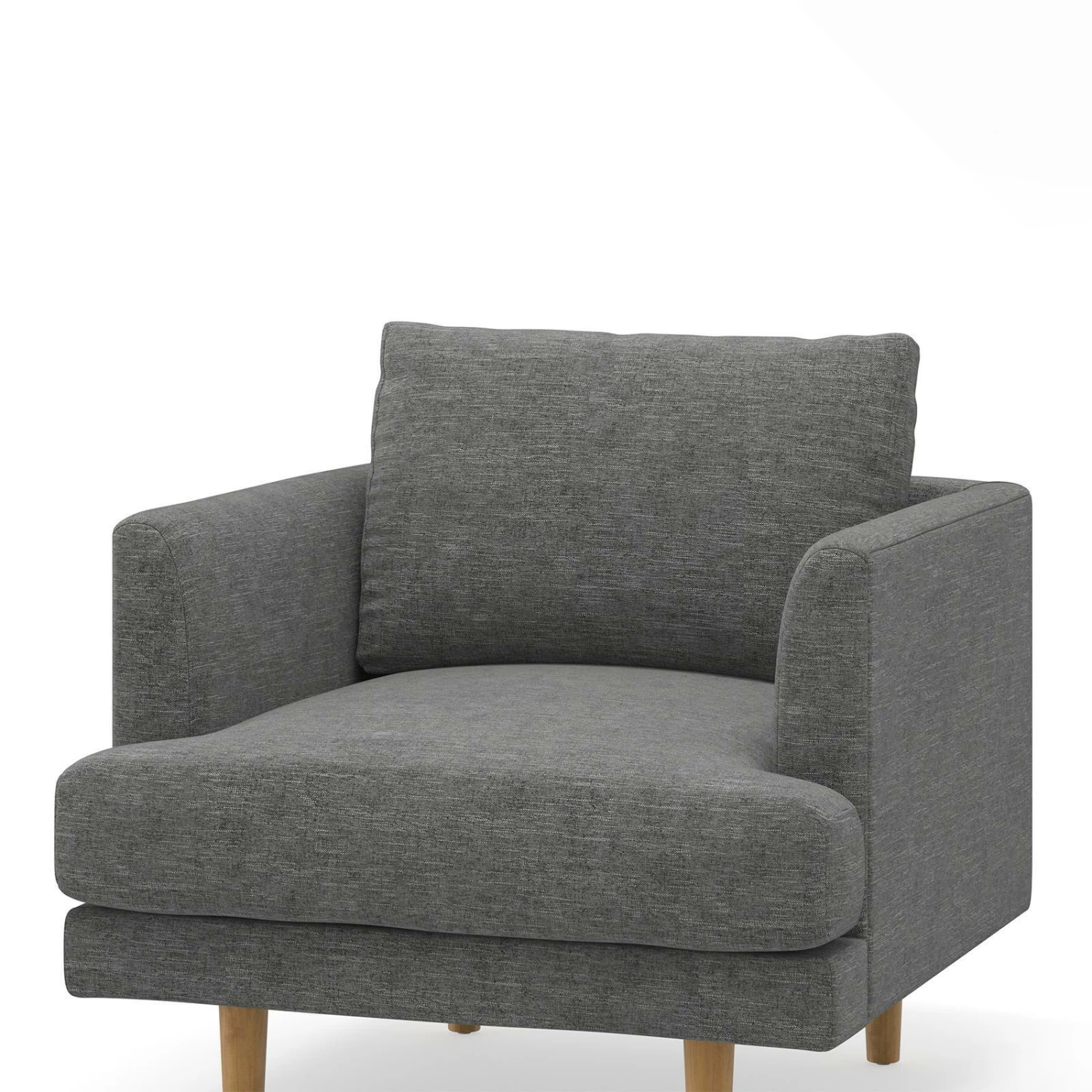 Brand new π Australia Only - L3 Home Jaspa Anthracite Charcoal Feather Filled Fabric Sofa Armchair π 8 Brand new π Australia Only - L3 Home Jaspa Anthracite Charcoal Feather Filled Fabric Sofa Armchair π - Image 6